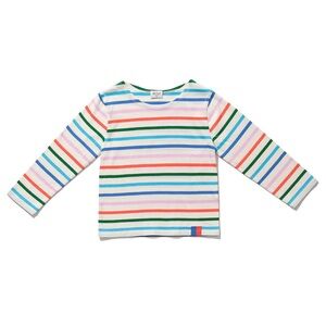 KULE - The Riley kids LS shirt size 2 rainbow striped
